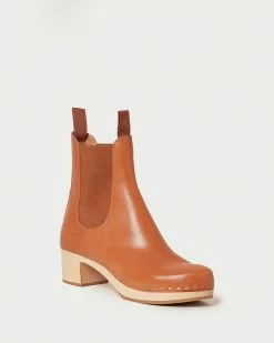 Loeffler Randall Anabelle Cognac Clog Boot
