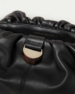 Loeffler Randall Handbags Analeigh Black Gathered Clutch 9 Loeffler Randall Handbags Analeigh Black Gathered Clutch