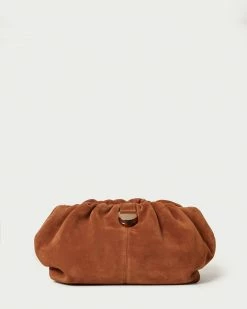 Loeffler Randall Analeigh Cacao Gathered Clutch New Arrivals