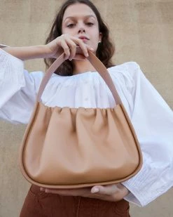 Loeffler Randall Aris Dune Gathered Shoulder Bag New Arrivals