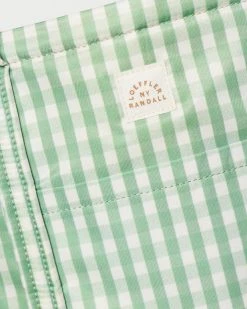 Loeffler Randall Avery Sage Gingham Weekender New Arrivals