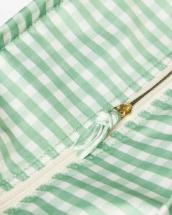 Loeffler Randall Avery Sage Gingham Weekender New Arrivals