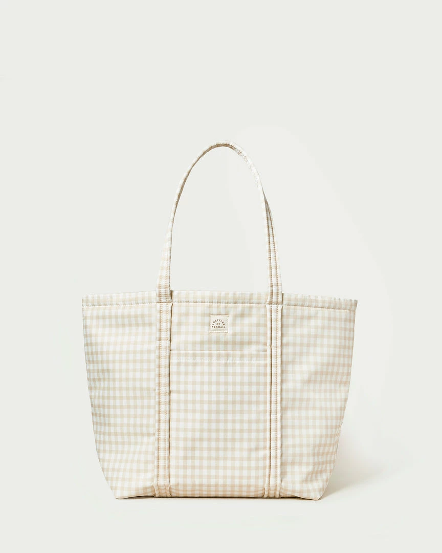 Loeffler Randall Avery Tan Gingham Weekender 3 Loeffler Randall Avery Tan Gingham Weekender