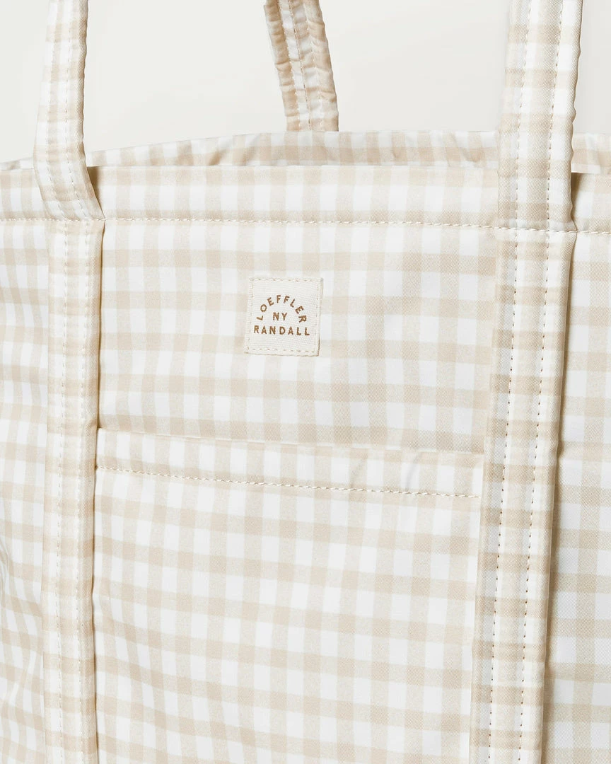 Loeffler Randall Avery Tan Gingham Weekender 5 Loeffler Randall Avery Tan Gingham Weekender