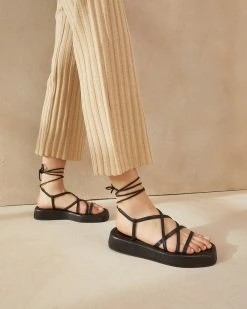 Loeffler Randall Beau Black Wrap Platform Sandal 11 Loeffler Randall Beau Black Wrap Platform Sandal