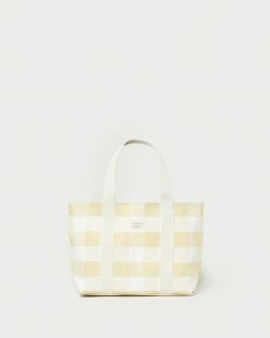 Loeffler Randall New Arrivals Bennett Hay Gingham Medium Tote