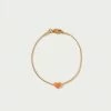 Loeffler Randall Calli Pink Stone Heart Bracelet New Arrivals