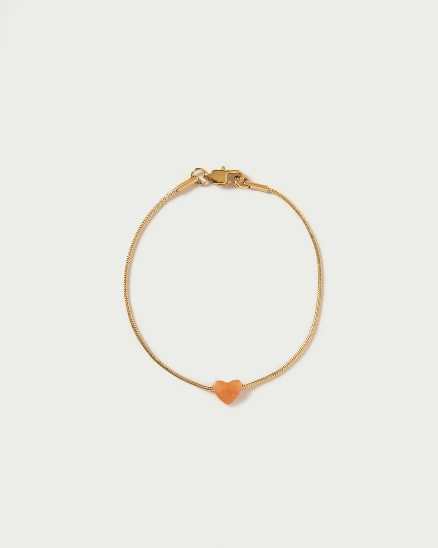 Loeffler Randall Calli Pink Stone Heart Bracelet New Arrivals 3 Loeffler Randall Calli Pink Stone Heart Bracelet New Arrivals