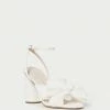 Loeffler Randall Camellia Pearl Broderie Bow Heel Pleats