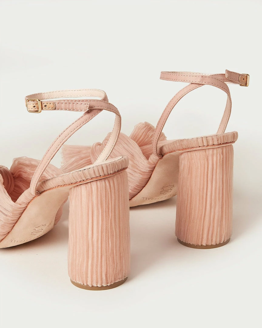 Loeffler Randall Camellia Beauty Pleated Bow Heel 6 Loeffler Randall Camellia Beauty Pleated Bow Heel