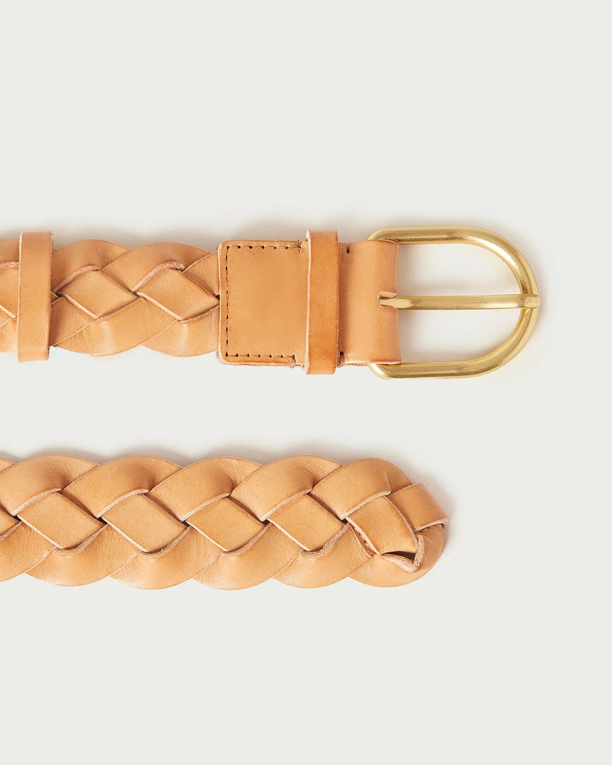 Loeffler Randall New Arrivals Carson Honey Braided Leather Belt 4 Loeffler Randall New Arrivals Carson Honey Braided Leather Belt