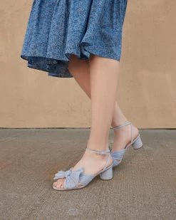 Loeffler Randall Dahlia Blue Bow Low Heel 11 Loeffler Randall Dahlia Blue Bow Low Heel