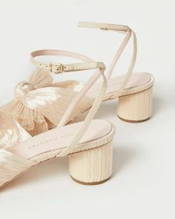 Loeffler Randall Pleats Dahlia Almond Pleated Bow Heel