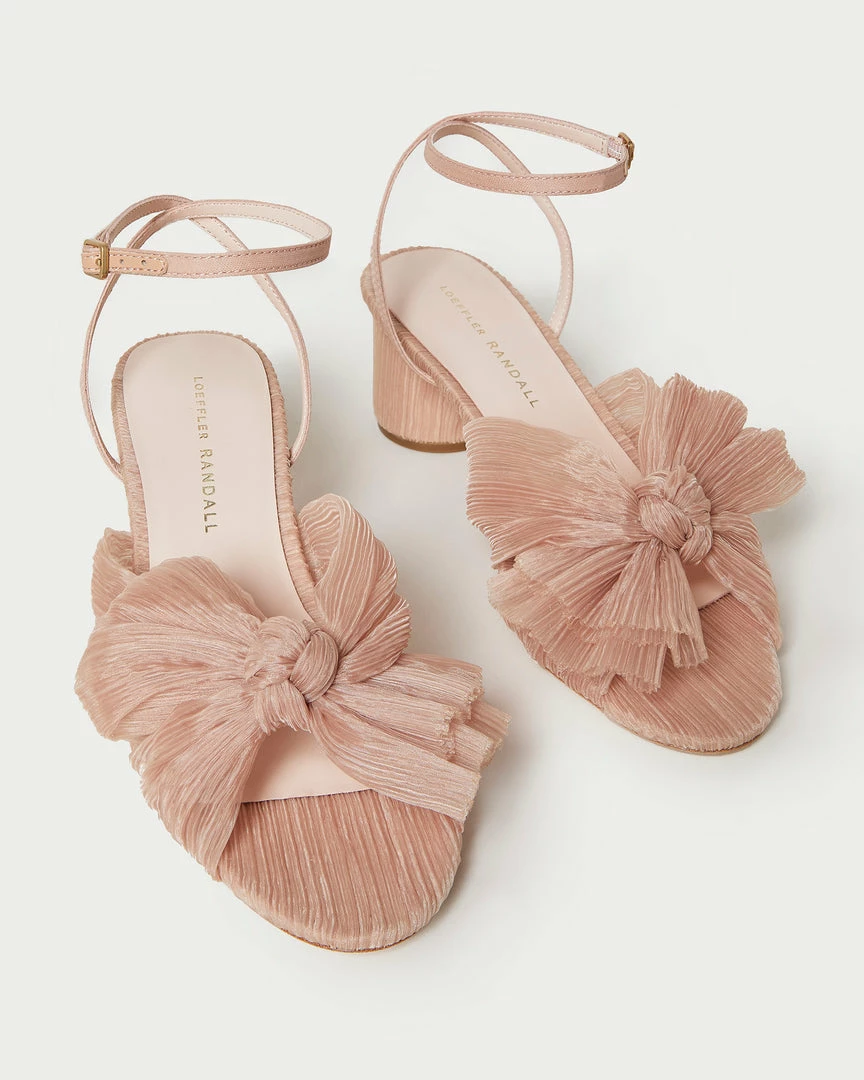 Loeffler Randall Pleats Dahlia Beauty Pleated Bow Heel 5 Loeffler Randall Pleats Dahlia Beauty Pleated Bow Heel