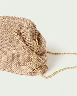 Loeffler Randall New Arrivals Doreen Peach Diamanté Frame Pouch