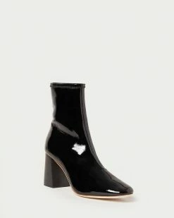 Loeffler Randall Elise Black Patent Stretch Bootie New Arrivals
