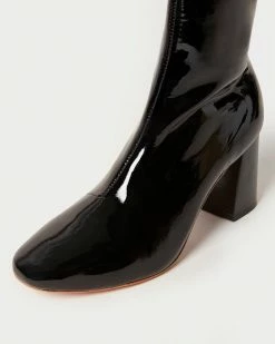 Loeffler Randall Elise Black Patent Stretch Bootie New Arrivals