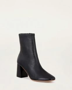 Loeffler Randall Footwear Elise Black Stretch Bootie