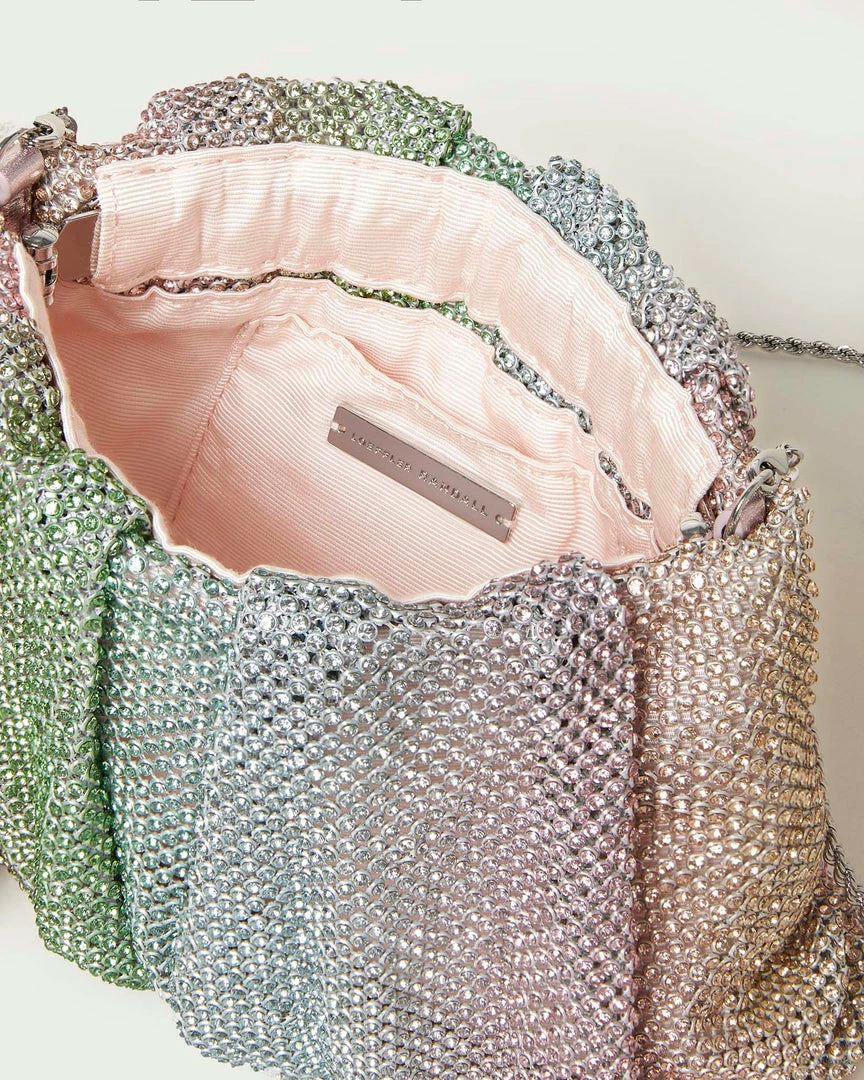 Loeffler Randall New Arrivals Ember Rainbow Diamanté Gathered Clutch 5 Loeffler Randall New Arrivals Ember Rainbow Diamanté Gathered Clutch