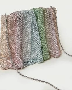 Loeffler Randall New Arrivals Ember Rainbow Diamanté Gathered Clutch 10 Loeffler Randall New Arrivals Ember Rainbow Diamanté Gathered Clutch