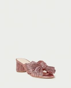 Loeffler Randall Emilia Rose Pleated Bow Heel