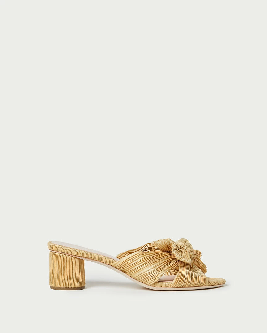 Loeffler Randall Emilia Hay Pleated Bow Heel 4 Loeffler Randall Emilia Hay Pleated Bow Heel