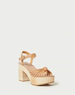 Loeffler Randall Eveleigh Honey Knotted Clog Sandal