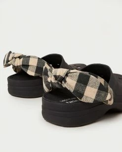 Loeffler Randall Ezra Black Gingham Rubber Clog 10 Loeffler Randall Ezra Black Gingham Rubber Clog