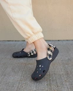 Loeffler Randall Ezra Black Gingham Rubber Clog 11 Loeffler Randall Ezra Black Gingham Rubber Clog