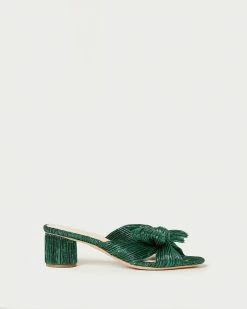Loeffler Randall Emilia Emerald Pleated Bow Heel 8 Loeffler Randall Emilia Emerald Pleated Bow Heel