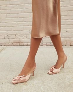 Loeffler Randall Fabienne Blush Bow Mule New Arrivals