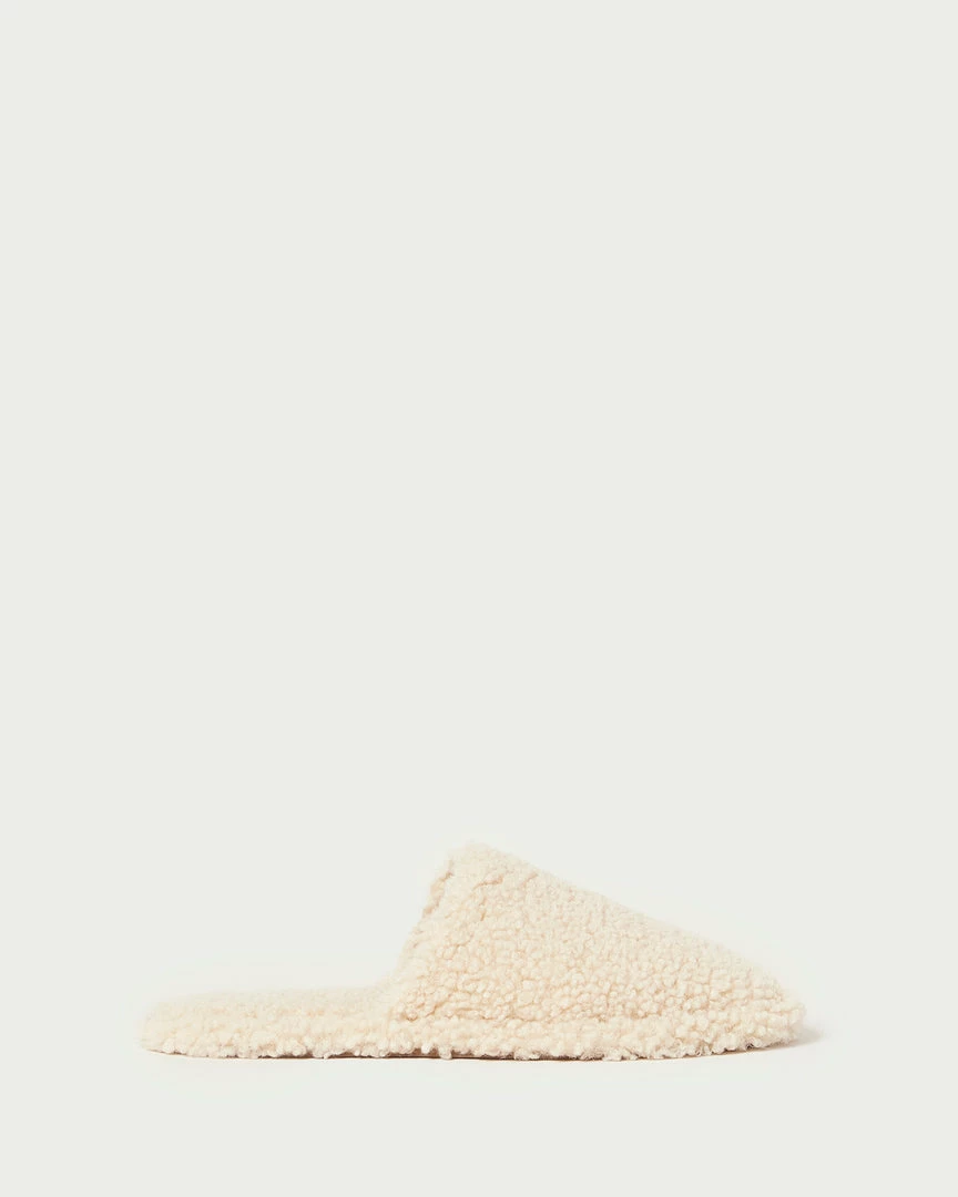 Loeffler Randall Fletcher Cream Shearling Slipper 4 Loeffler Randall Fletcher Cream Shearling Slipper