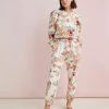 Loeffler Randall Sale Sutton Floral Drawstring Sweatpant