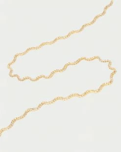 Loeffler Randall Fritzie Gold Wave Necklace New Arrivals