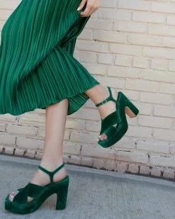 Loeffler Randall Gina Emerald Platform Sandal New Arrivals