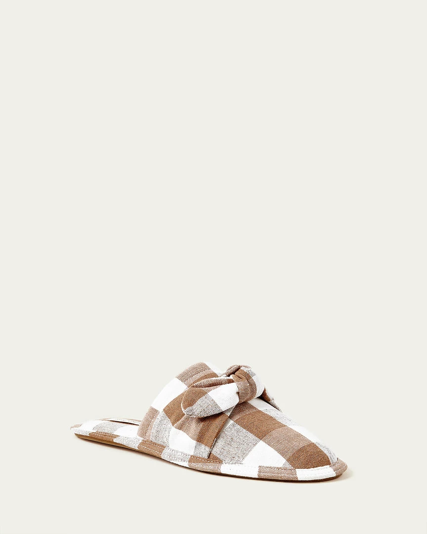Loeffler Randall Frannie Brown Gingham Slipper New Arrivals 3 Loeffler Randall Frannie Brown Gingham Slipper New Arrivals