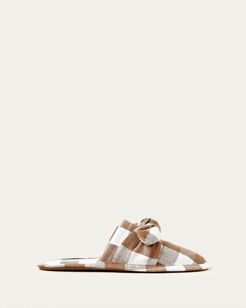 Loeffler Randall Frannie Brown Gingham Slipper New Arrivals 4 Loeffler Randall Frannie Brown Gingham Slipper New Arrivals