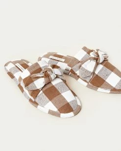 Loeffler Randall Frannie Brown Gingham Slipper New Arrivals 9 Loeffler Randall Frannie Brown Gingham Slipper New Arrivals