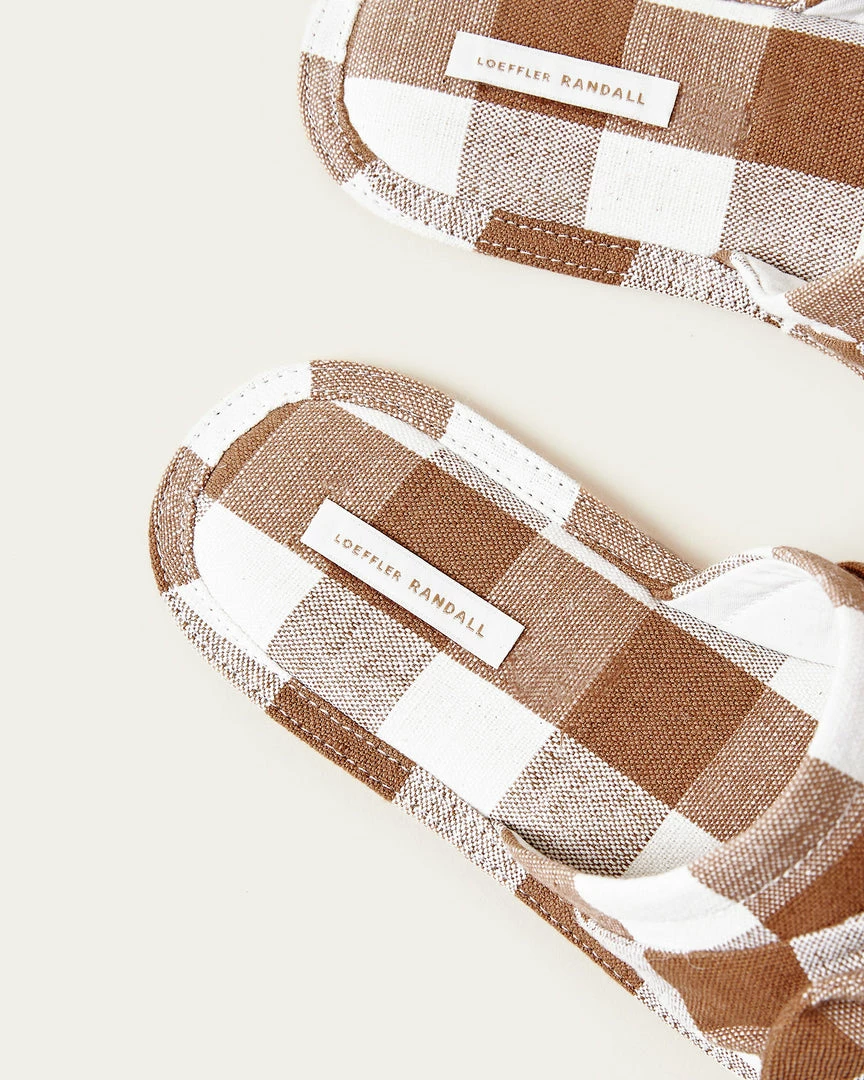 Loeffler Randall Frannie Brown Gingham Slipper New Arrivals 6 Loeffler Randall Frannie Brown Gingham Slipper New Arrivals