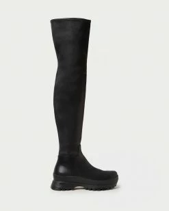 Loeffler Randall New Arrivals Irma Black Over-the-Knee Boot