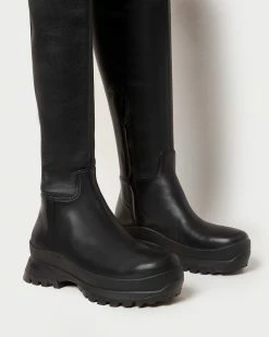 Loeffler Randall New Arrivals Irma Black Over-the-Knee Boot
