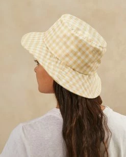 Loeffler Randall Ivy Hay Gingham Bucket Hat New Arrivals