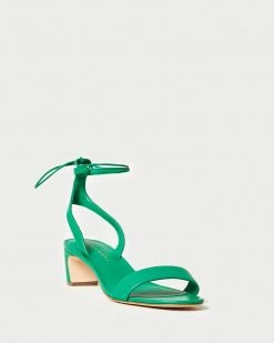 Loeffler Randall Jackie Emerald Mid Heel Sandal