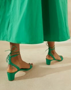 Loeffler Randall Jackie Emerald Mid Heel Sandal 11 Loeffler Randall Jackie Emerald Mid Heel Sandal