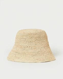 Loeffler Randall Jocelyn Natural Crochet Bucket Hat New Arrivals