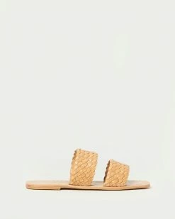 Loeffler Randall Jonah Honey Woven Slide