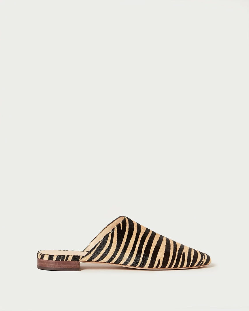 Loeffler Randall Jori Zebra Flat Mule 4 Loeffler Randall Jori Zebra Flat Mule