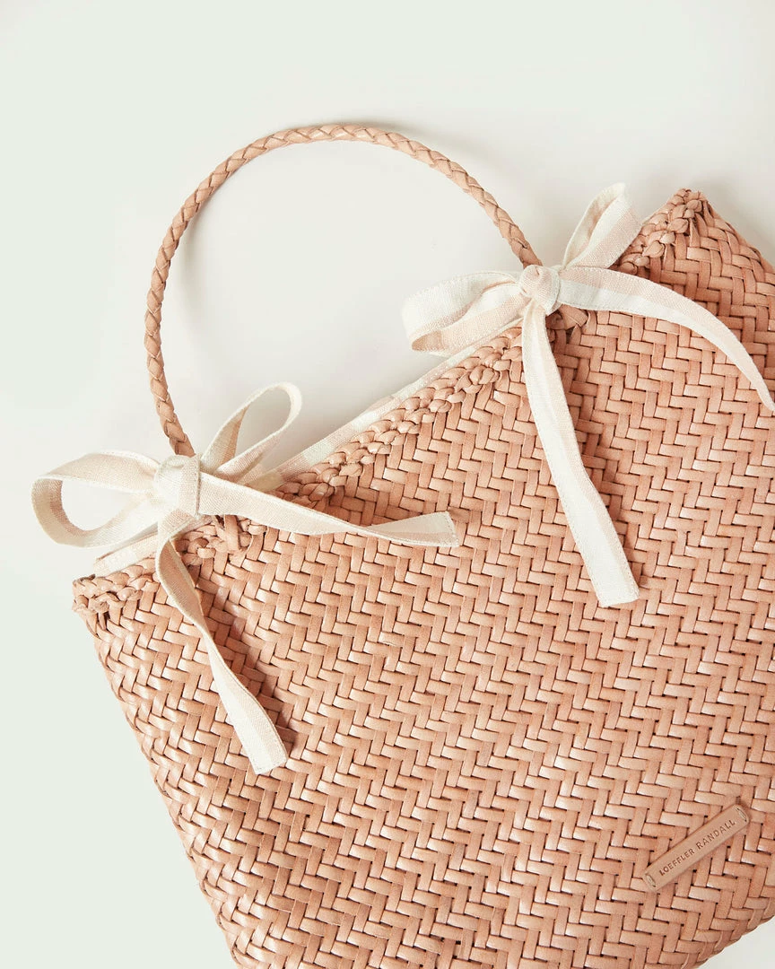 Loeffler Randall New Arrivals Knox Natural/Blush Woven Tote 5 Loeffler Randall New Arrivals Knox Natural/Blush Woven Tote
