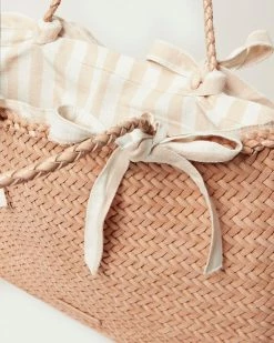 Loeffler Randall New Arrivals Knox Natural/Blush Woven Tote 10 Loeffler Randall New Arrivals Knox Natural/Blush Woven Tote