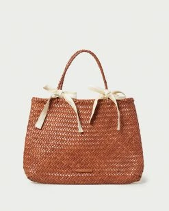 Loeffler Randall New Arrivals Knox Timber/Brown Woven Tote